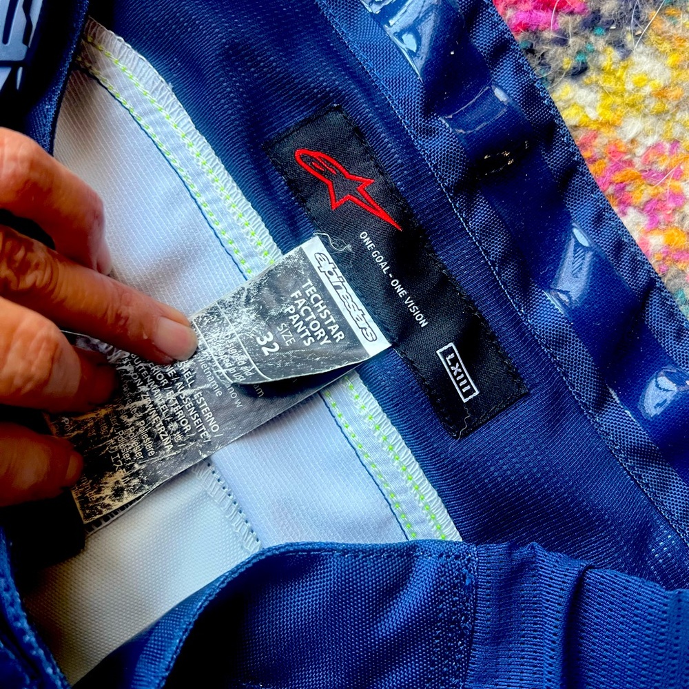 Pre-owned Alpinestars Youth Factory pants 32 - Picture 4 of 8